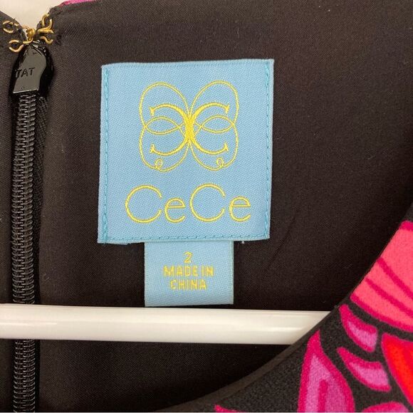 Cece Women’s Ruffle Shift Dress Cecelia  size 2.  EUC! - Picture 7 of 9